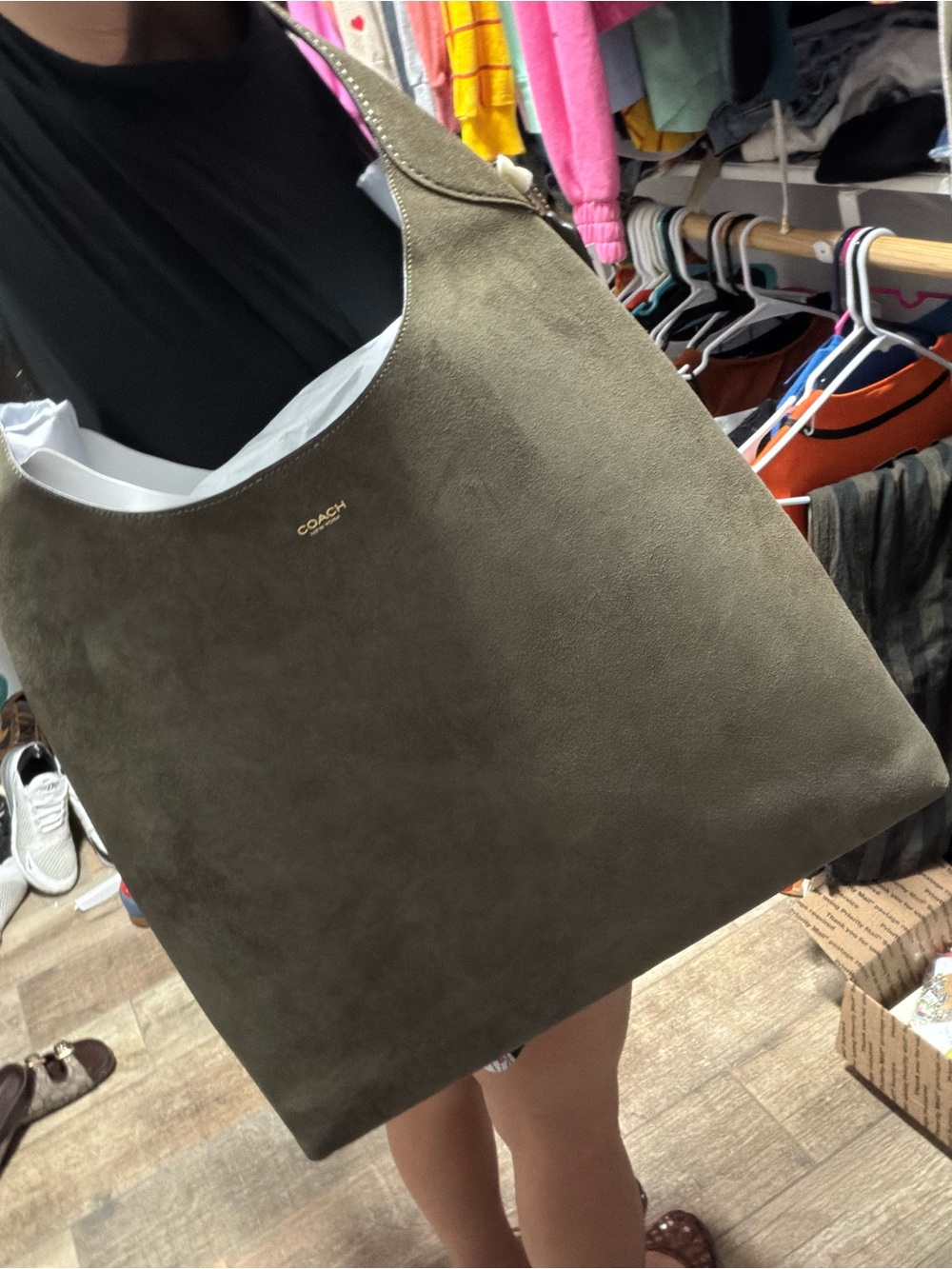 Large shoulder tote bag (Coach)